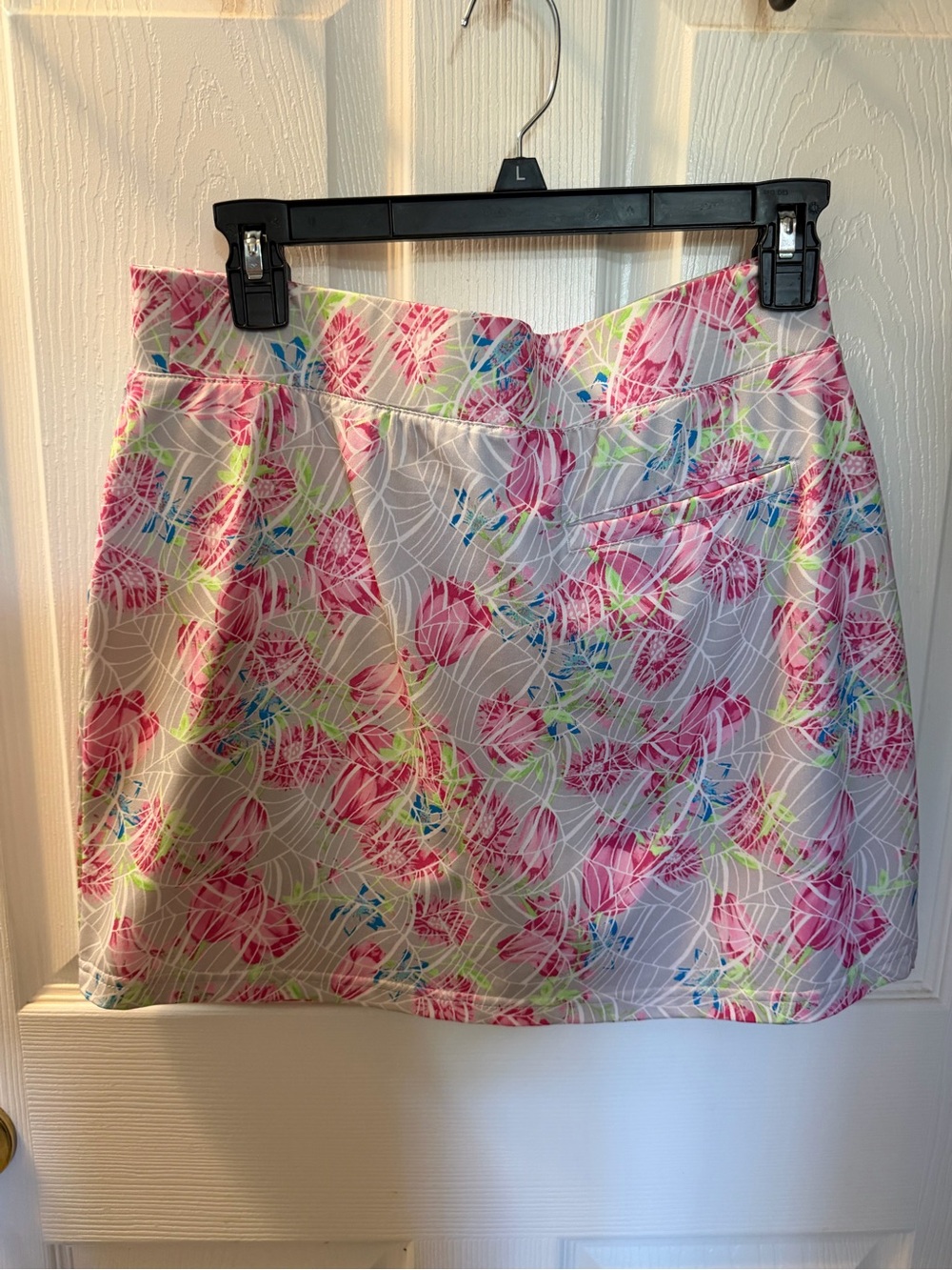 Pebble Beach Pink Floral Golf Skirt Size Medium